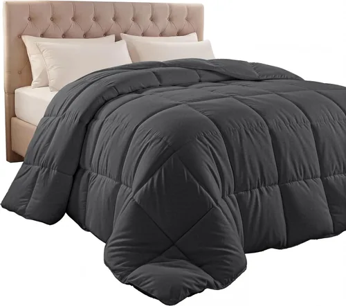 Vista 9 de Utopia Bedding - Edredón acolchado con inserto para edredón, edredón acolchado con pestañas en las esquinas, edredón alternativo cosido en caja