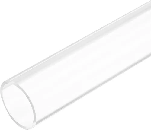 Vista 35 de MECCANIXITY Tubo de plástico rígido redondo transparente de acrílico 2 mm ID 4 mm OD 305 mm (12 ") para lámparas y linternas, sistema