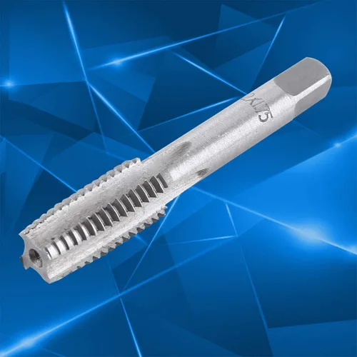 Vista 2 de Rosca de rosca, 7 piezas de brocas con rodamientos de acero métrico roscado herramienta de roscado combinado taladro y juego de brocas de grifo M3