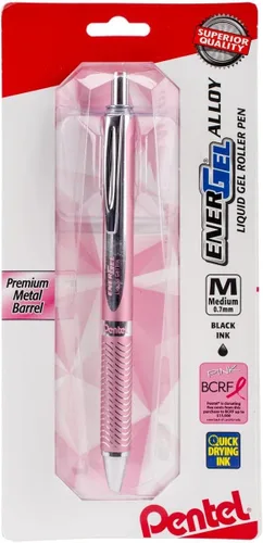 Vista 12 de Lapicero de gel líquido Pentel EnerGel de aleación RT premium, Azul