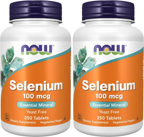 Vista 9 de NOW Suplementos, Selenio (L-Selenometionina) 100 mcg, Mineral Esencial*, 100 Tabletas