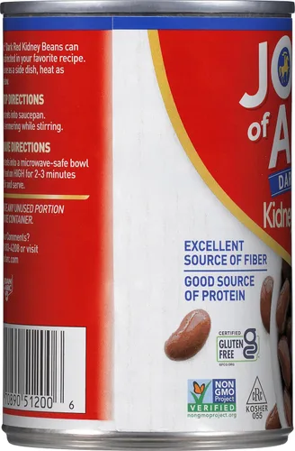 Vista 5 de Joan of Arc Frijoles rojos oscuros, 15.5 onzas (paquete de 12)
