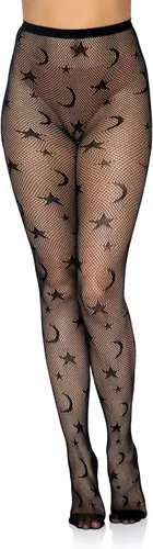 Vista 2 de Leg Avenue womens Dark Alternative Fishnet Tights