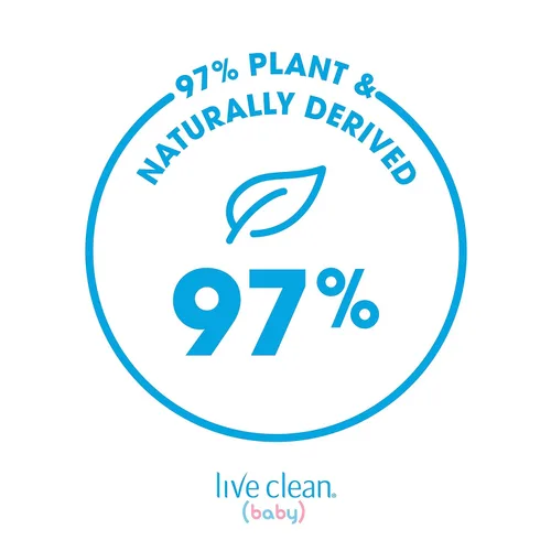 Vista 3 de Live Clean Champú y lavado orgánico ecológico para bebés 25.4 fl oz (25 fl oz)