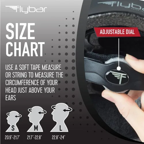 Vista 5 de Flybar Casco de bicicleta, casco multideportivo, ligero con doble certificación con esfera ajustable, protección contra impactos para actividades