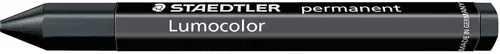 STAEDTLER Lumocolor Omnigraph 236-9 - Crayón universal para marcado a prueba de manchas, color negro (paquete de 12)