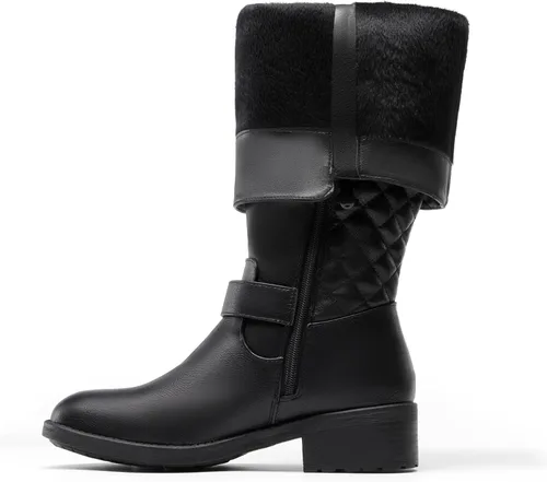 Vista 3 de DREAM PAIRS Botas de equitación hasta la rodilla para mujer