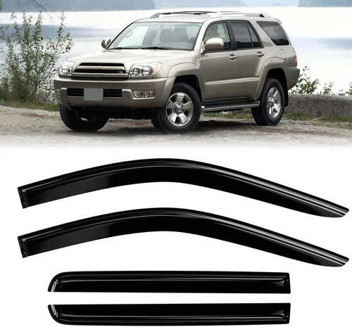 Vista 18 de Protectores de lluvia para ventana, compatibles con Chevy Equinox 2010-2017, 4 unidades, deflector de viento lateral