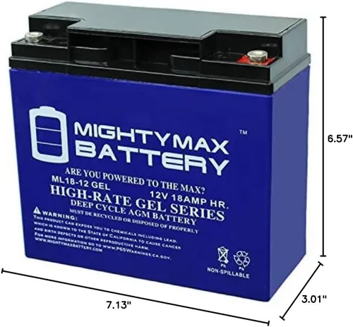 Vista 9 de Mighty Max Battery Batería GEL de 12V 18AH para Die Hard Portable Jump Starter 1150