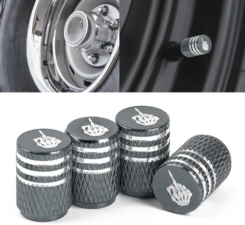 Vista 38 de x xotic tech Juego de 4 tapas de tapa de válvula de neumático con bandera estadounidense, aleación de aluminio anodizado, resistente a la corrosión