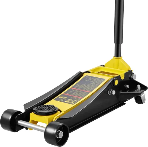 Vista 8 de VEVOR Gato de piso de perfil bajo, 4 toneladas, acero resistente, bomba de elevación rápida de doble pistón, rango de elevación de 3.94 - 20.98