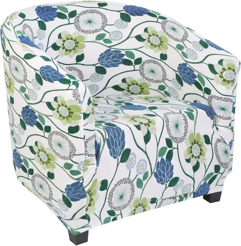 Vista 17 de SearchI Funda elástica para silla club, fundas elásticas para sillas barrel de color sólido, fundas para sillas tub de spandex, funda de sofá