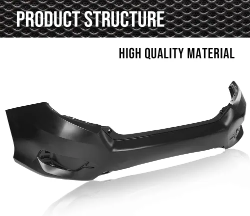 Vista 4 de Cubierta de parachoques trasero imprimada compatible con Honda Civic Sedan 4 puertas 2016 2017 2018 2019 2020 HO1100296 04715TBAA00ZZ