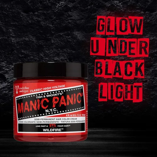 Vista 55 de Manic Panic - Crema clásica para teñir los cabellos de color naranja psicodélico y estilo atardecer. Fórmula semi-permanente.