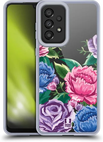 Vista 13 de Head Case Designs Colourful Daisies Flower Power Gel Case [Military Grade Protection] Compatible with Galaxy A33 5G (2022)