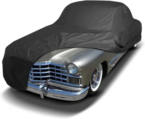Vista 29 de iCarCover Funda Premium para Automóvil para 1938-1941 Cadillac 60 Special, Resistente al Agua, para Todo Tipo de Clima, Personalizada, Ajuste