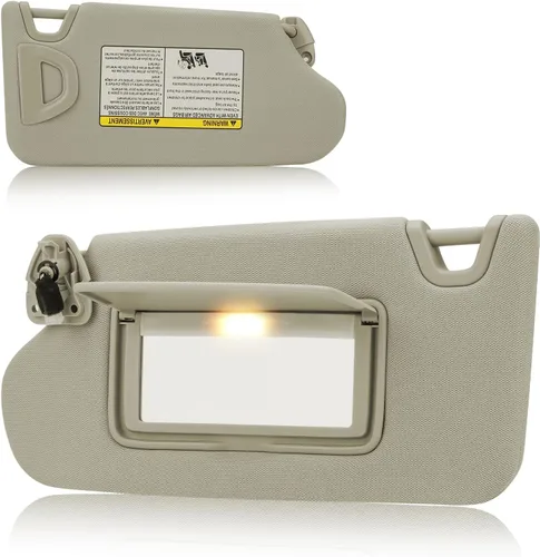 Vista 9 de Parasol para conductor y pasajero compatible con Nissan Altima sin techo corredizo 2013 2014 2015 2016 2017 2018, sustituye a 96400-3TA2A, Beige