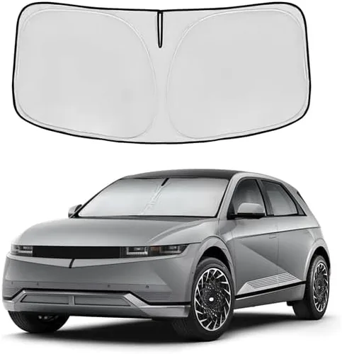 Vista 156 de Parasol para parabrisas Rivian R1S 2022-2024 2025, parasol para ventana frontal, ajuste personalizado, accesorios R1S, visera solar, pantalla