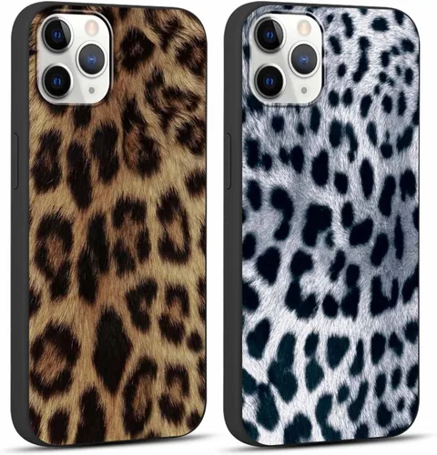 Vista 114 de Paquete de 2 fundas de teléfono con bonito estampado de guepardo para iPhone 7/8/SE 2020 / SE 2022 de 4.7 pulgadas, diseño de leopardo de lujo