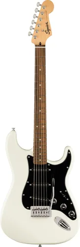 Vista 14 de Fender Squier Sonic Stratocaster - Paquete con correa para guitarra, púas y DVD de guitarra de Austin Bazaar, color blanco ártico