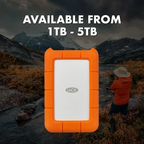 Vista 6 de Mini disco disco duro portátil LaCie Rugged USB 3.0