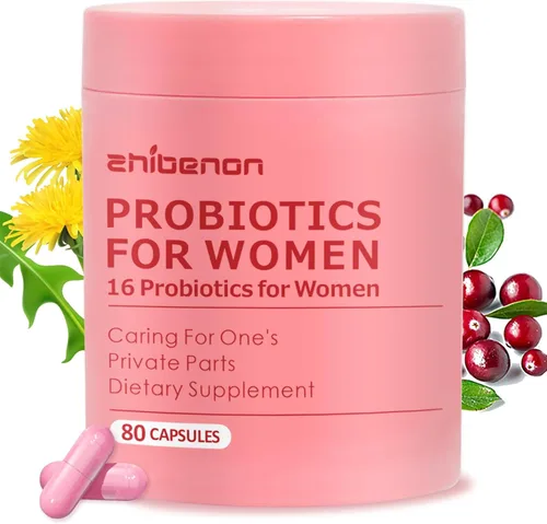 Probióticos vaginales de primera calidad – Balance de pH con prebióticos y mezcla de probióticos Lactobacillus – Suplemento de salud vaginal –