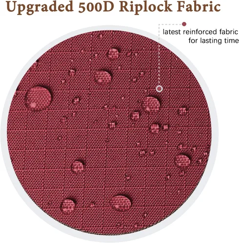 Vista 5 de SCOCANOPY Toldo de repuesto para parrilla para barbacoa compatible con Aldi Gardenline Belavi Shoprite Grill Gazebo; para número de modelo: Borgoña