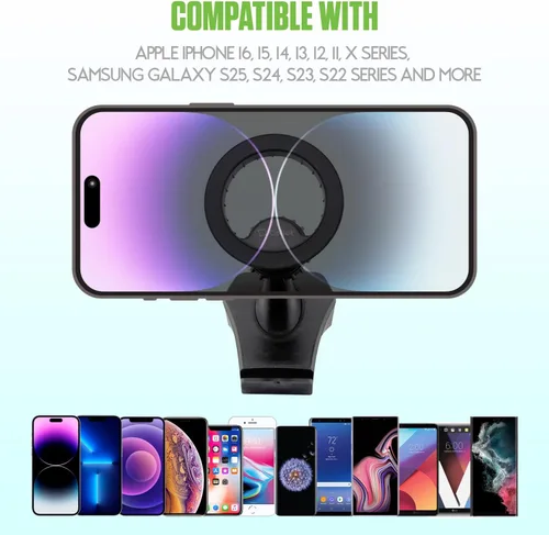 Vista 5 de Cellet Soporte de teléfono para Tesla Model Y y Model 3, compatible con Tesla Model 3 y Tesla Y (PH211)