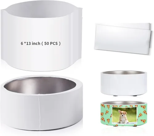 PYD Life Bolsas de sublimación retráctiles para sublimación en blanco, película retráctil de sublimación de 6 x 13 pulgadas, bolsas de transferencia