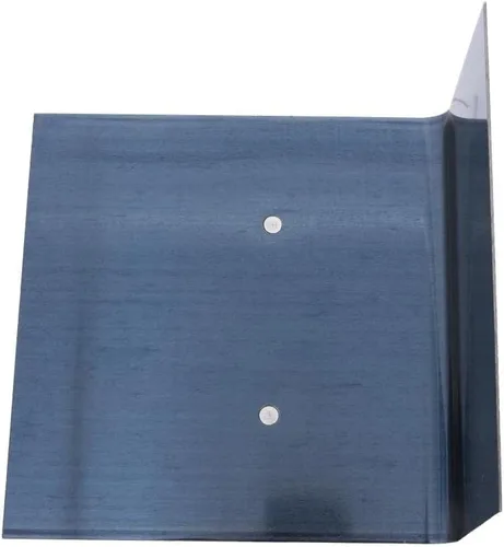 Vista 4 de MARSHALLTOWN Herramienta de paso de acero azul, herramienta de nariz, tamaño de hoja de 6 x 6 x 3 pulgadas, radio de 1/2 pulgada, ángulo de 90