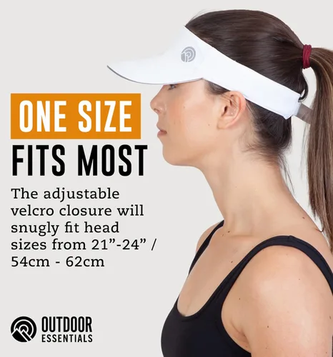 Vista 7 de Sun Visor Hat for Women & Men - Womens Visor, Tennis Visor, Golf Visor - Running Visor