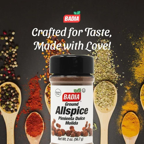 Vista 3 de Badia Condimento de pimienta de Jamaica molida, 2 onzas, especias cálidas y aromáticas para hornear, cocinar y condimentar