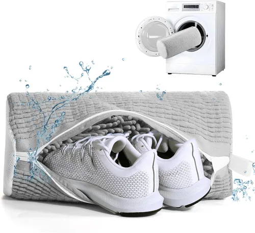 Vista 14 de Shoe Washing Machine Bag,Shoe Laundry Bags for Sneakers, Reusable Shoe Cleaning Bag for All Shoe Sizes