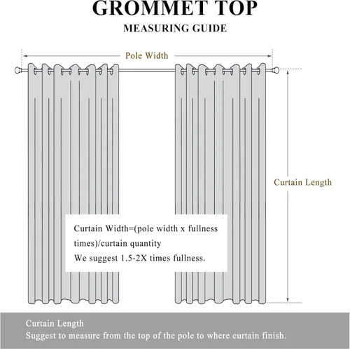 Vista 6 de Fcosie Cortinas opacas de lino para dormitorio, 2 paneles, cortinas de cortina con aislamiento térmico con ojales, cortinas de ventana con reducción