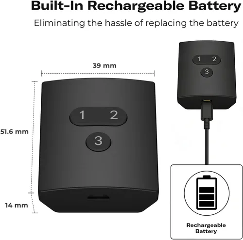Vista 5 de THIRDREALITY Botón inteligente ZB2, requiere ZigBee Hub, tres botones inalámbricos, escenas personalizables, control remoto, compatible con Home