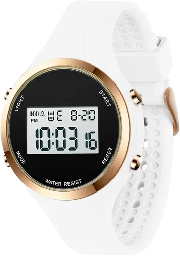 Reloj eléctrico con pantalla LED para mujer, reloj digital con alarma crono, para deportes al aire libre, Wirstwatch