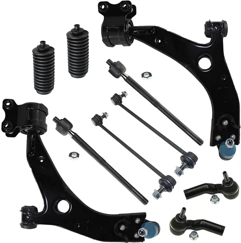 Vista 92 de Detroit Axle - Kit de suspensión de 10 piezas para Nissan Frontier Xterra Pathfinder 2005-2012, 4 brazos de control superiores inferiores