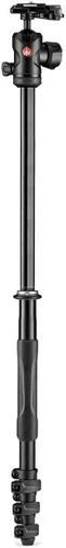 Vista 4 de Manfrotto MKBFRLA4B-BHM Befree Advanced 2N1 - Trípode de viaje con monopie, cerradura de palanca, bolsa de trípode, placa y cabeza esférica incluida