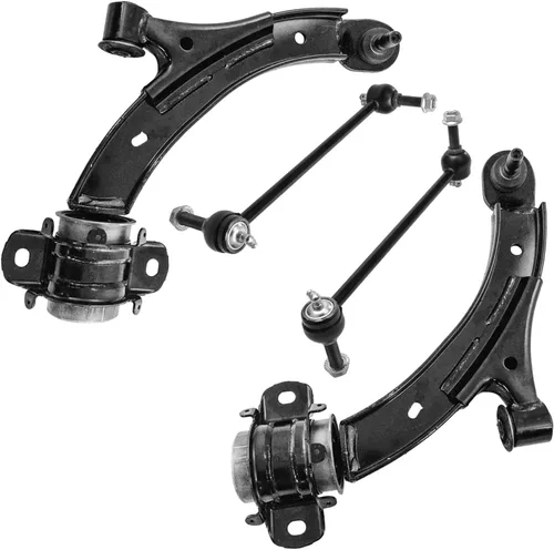 Vista 66 de Detroit Axle - Kit de 4 brazos de control de extremo delantero para Dodge Dart 13-16, Chrysler 200 15-17, 2 brazos de control inferiores, 2 extremos