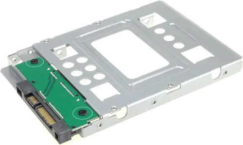 Vista 4 de 2.5 "SSD a 3.5" SATA Unidad de disco duro HDD Adaptador Caddy Bandeja CAGE Hot Swap Plug