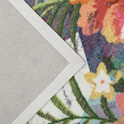 Vista 6 de DECOMALL Tapete pequeño de 2 x 3 pies para puerta, para porche, patio, balcón, terraza, patio, multicolor, 24 x 36 pulgadas