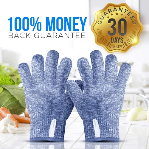 Vista 7 de TruChef Kids Cut Resistant Gloves Level 5 Safety for Cooking, Gardening & Whittling Real Kitchen Protection for Kids