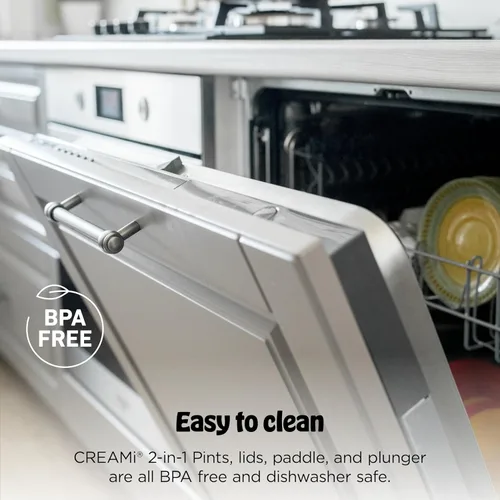 Vista 12 de Ninja CREAMi - Máquina para hacer helados, postres suaves para servir, sorbete, batidos, yogur helado y más, programas 13 en 1, incluye mango y dos