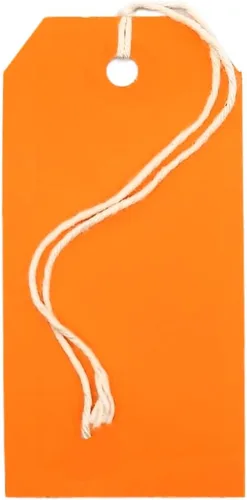 Vista 18 de K-Kraft Etiquetas de regalo con opciones de cuerda (#1 = 2.75 x 1.3 pulgadas, AZUL PRESTRUNG)