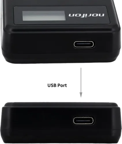 Vista 5 de Norifon EN-EL23 Cargador USB LCD para Nikon Coolpix P600, Coolpix P610, Coolpix P900 Cámara y más