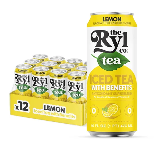 Vista 16 de Ryl - Paquete de Té Helado Front Porch, Té Dulce y Half N' Half – Supermezcla Antioxidante, Sin Ingredientes Artificiales, Cero Azúcar, Cinco