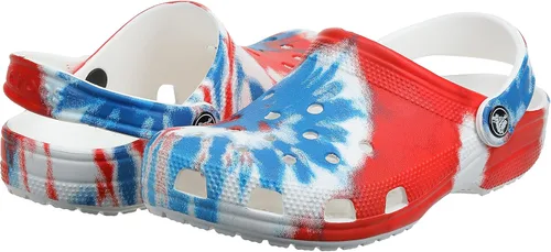 Vista 8 de Crocs - Zuecos clásicos de teñido anudado unisex para adultos