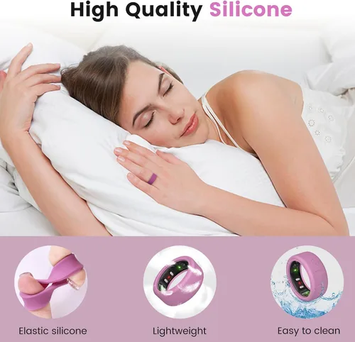 Vista 4 de Paquete de 10 fundas de anillo para RingConn Gen 2, protectores de anillo de silicona elástica para RingConn Gen 2, accesorios de entrenamiento 2