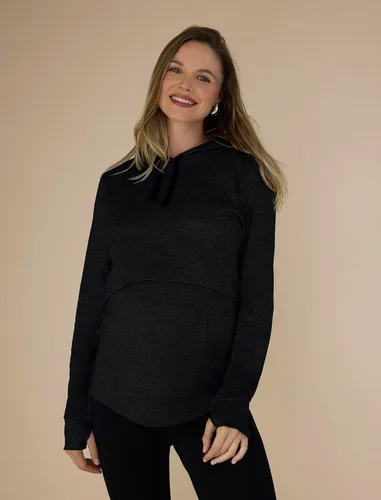 Vista 6 de Motherhood Maternity Women's Lift Up Nursing Hoodie for Breastfeeding