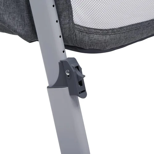 Vista 13 de Delta Children Simmons Dream - Moisés de noche para niños con pared lateral con cremallera – Conveniente cama para bebé con malla transpirable